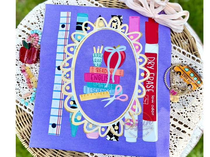 School Books Frame