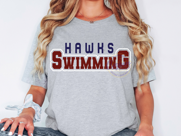 Hawks Swimming