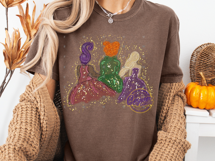 Watercolor Witch Sisters