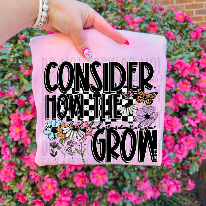 Consider how the Wildflowers Grow