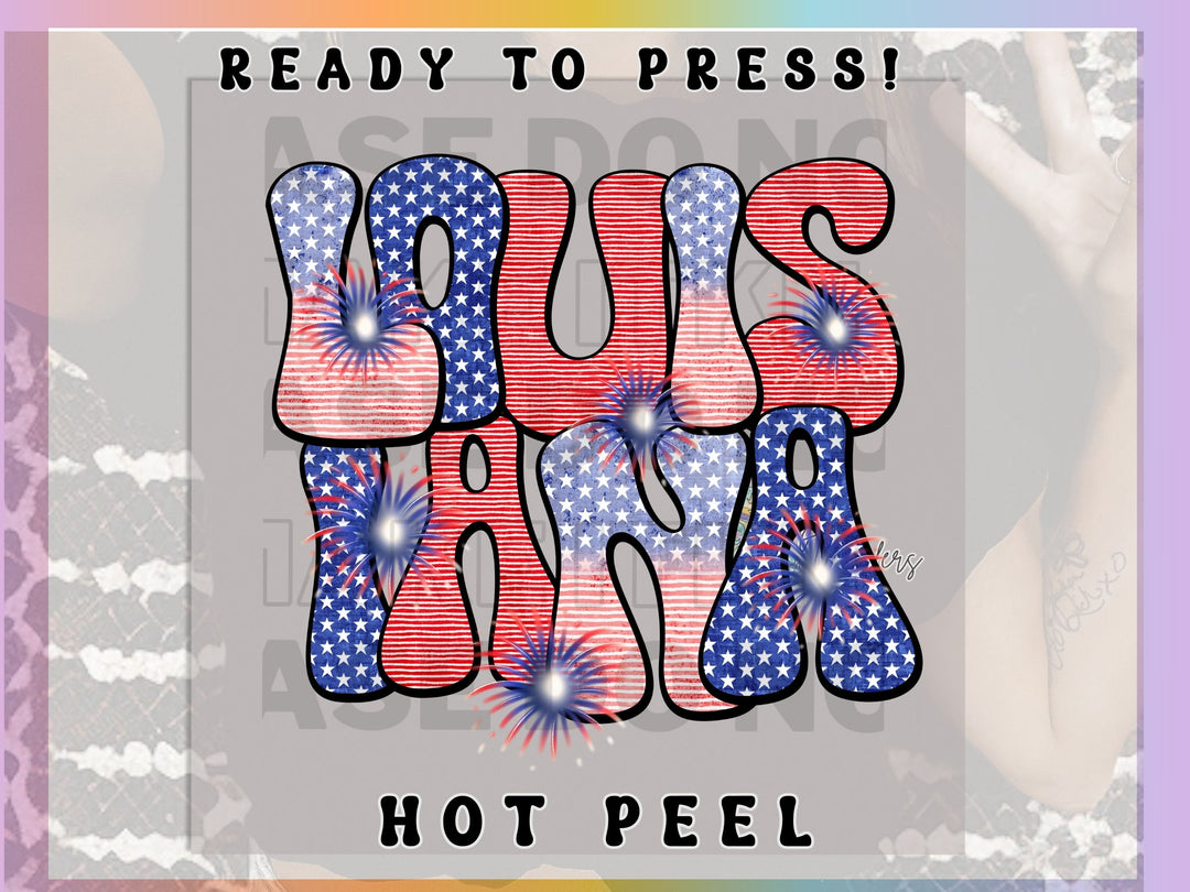 a picture of a girl with the words bus jam written in red, white,