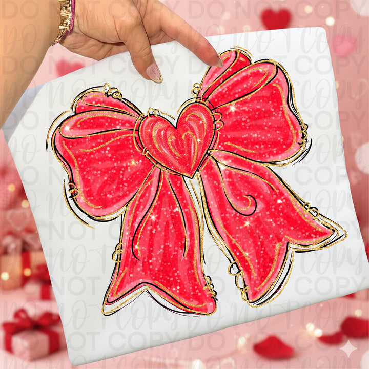 Valentine Heart Bow