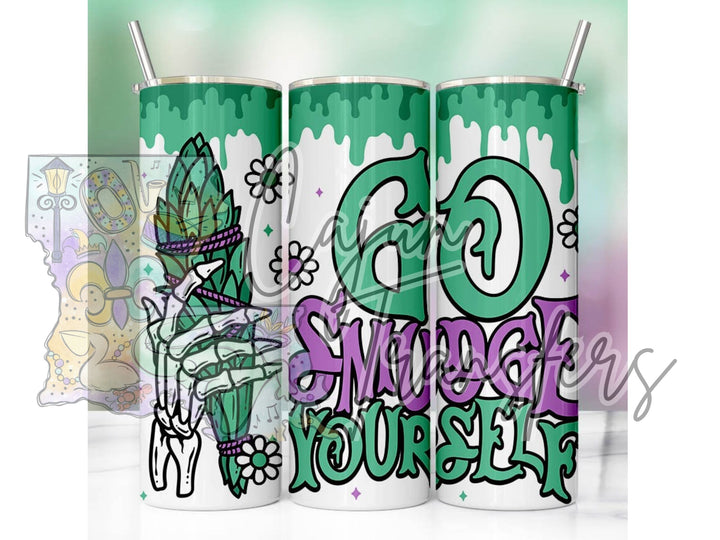 a group of three green and white cups with the words growing sprouts on