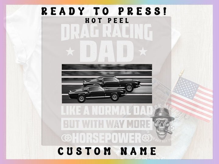 a t - shirt with a picture of a car on it