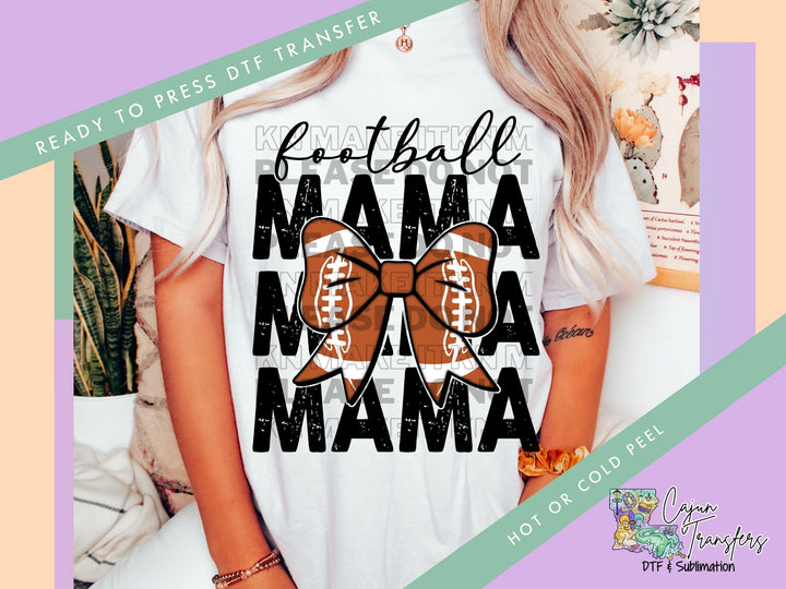 FOOTBALL MAMA BOW 34