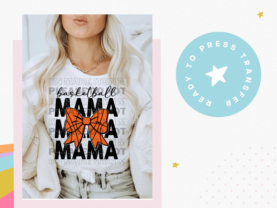 BASKETBALL MAMA BOW 34