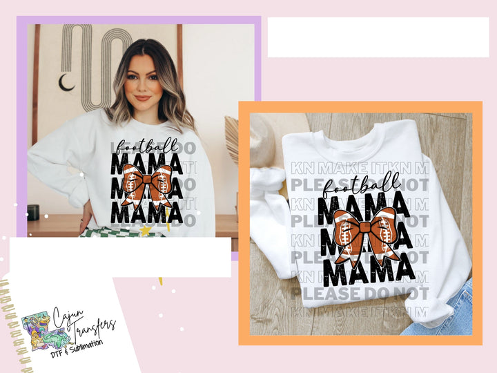 FOOTBALL MAMA BOW 34
