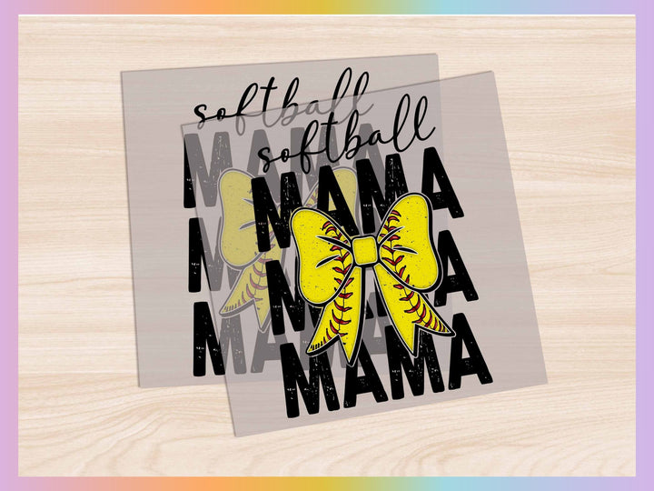 SOFTBALL MAMA BOW 34