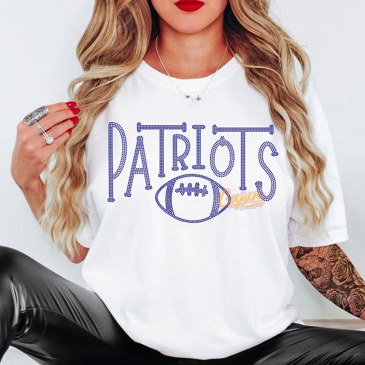 MJHS PATRIOTS SPANGLE PATCH
