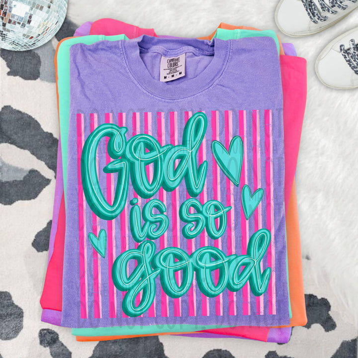 God is so Good - Pink & Teal