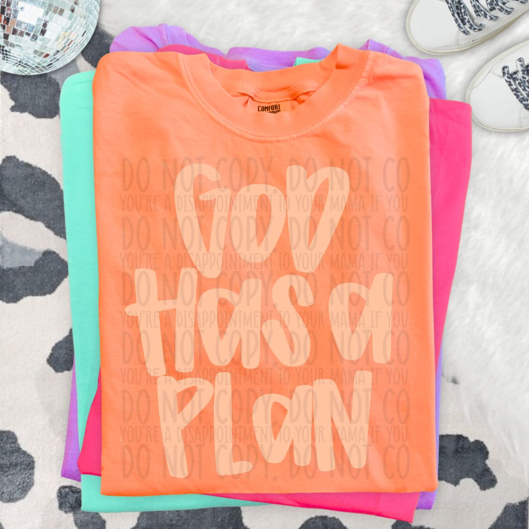 God has a Plan - Peach