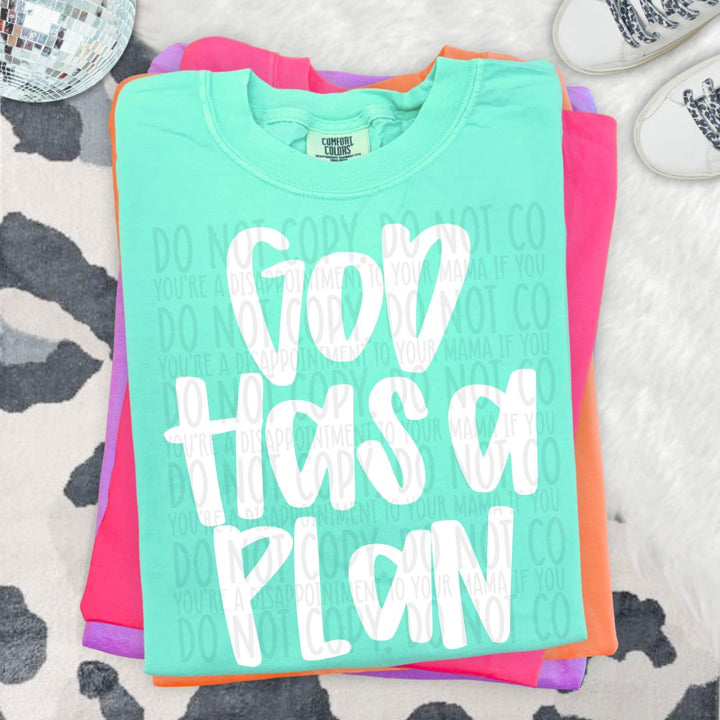 God has a Plan - White