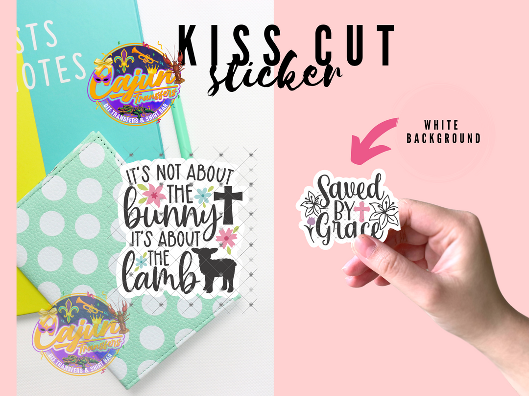 He is Risen Easter Kiss Cut Sticker Pack