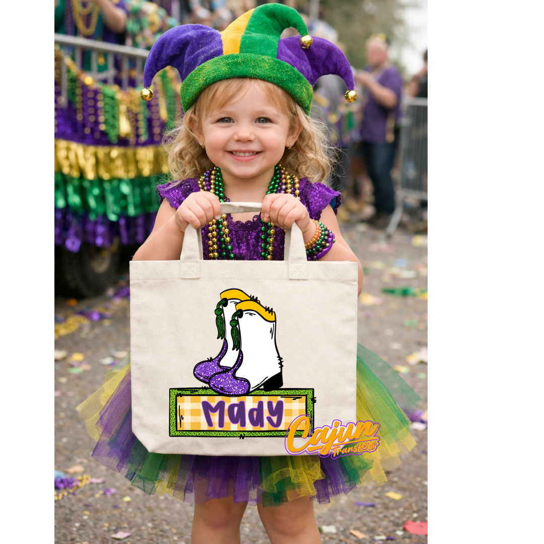 Personalized Marching Boots Bead Bag