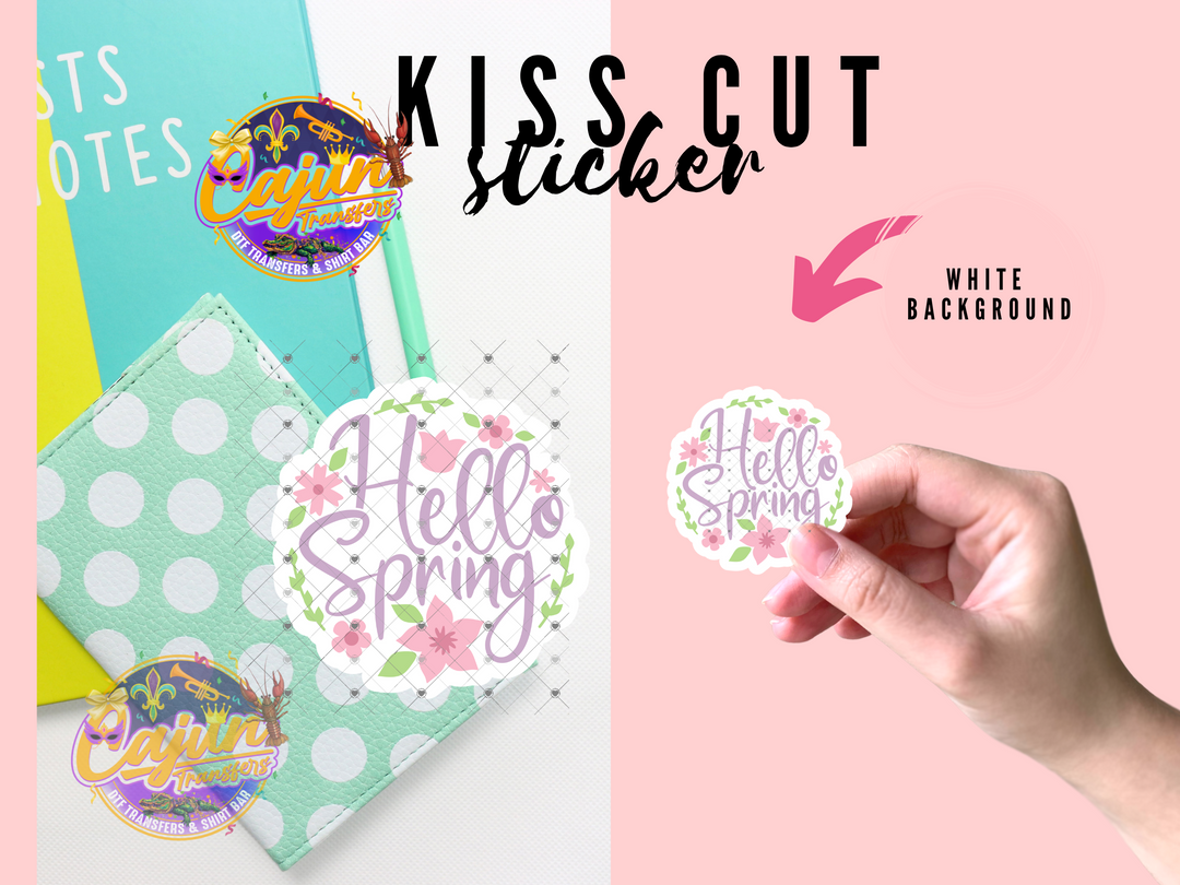 Spring Kiss Cut Sticker Pack