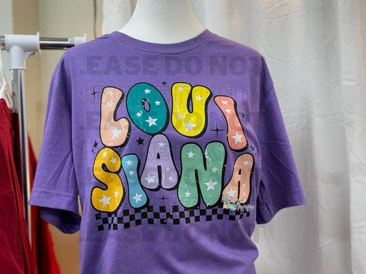a purple shirt with the words soul dance on it
