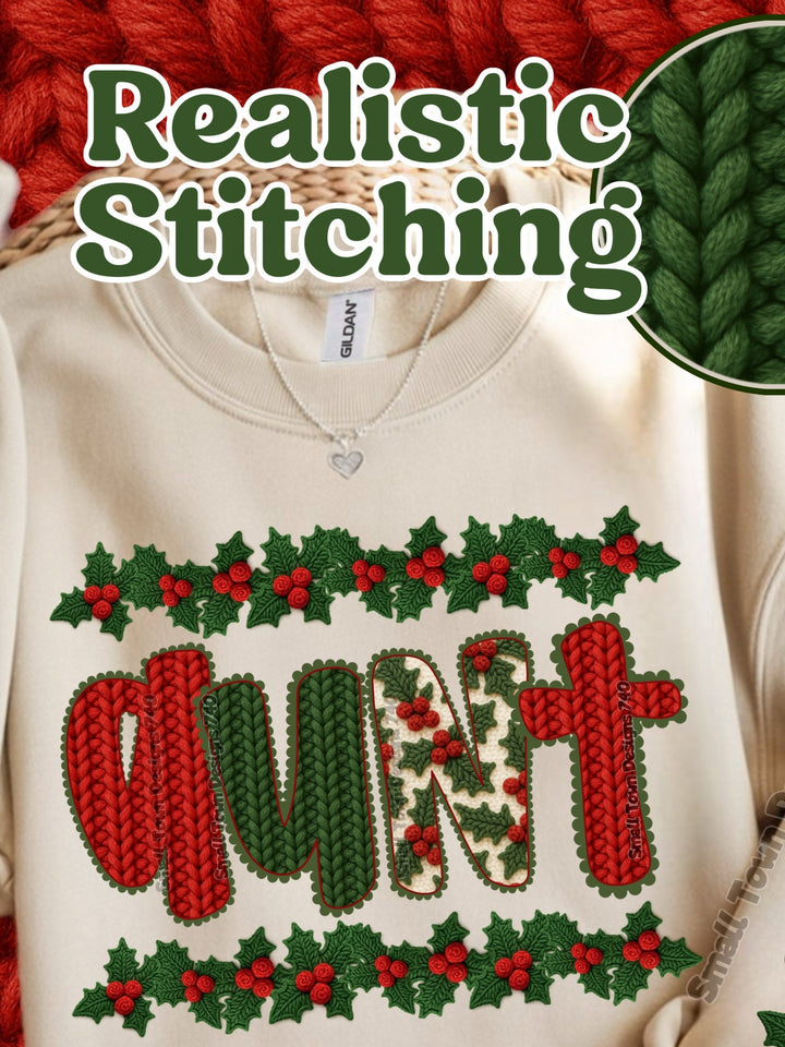 Christmas Crochet Aunt