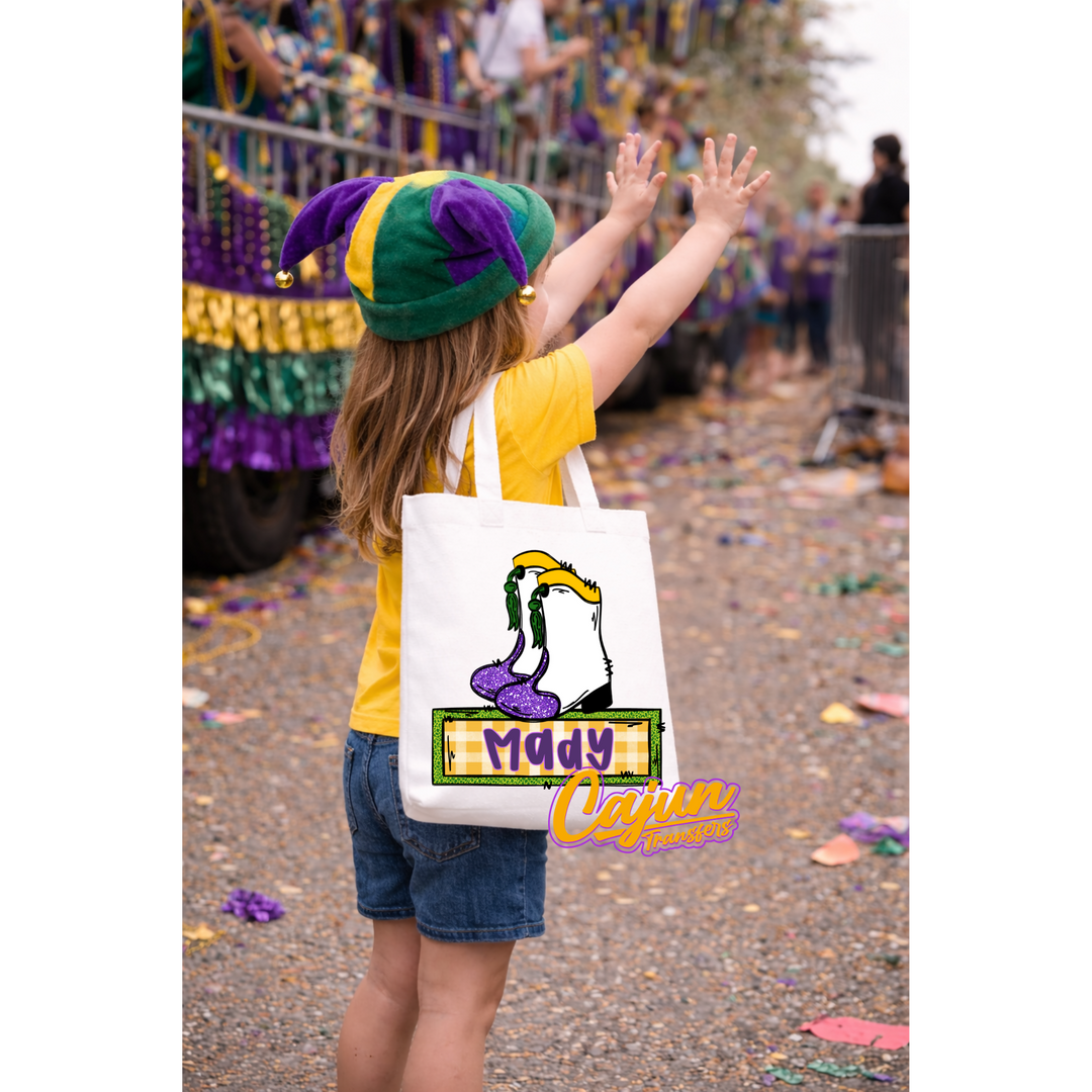 Personalized Marching Boots Bead Bag