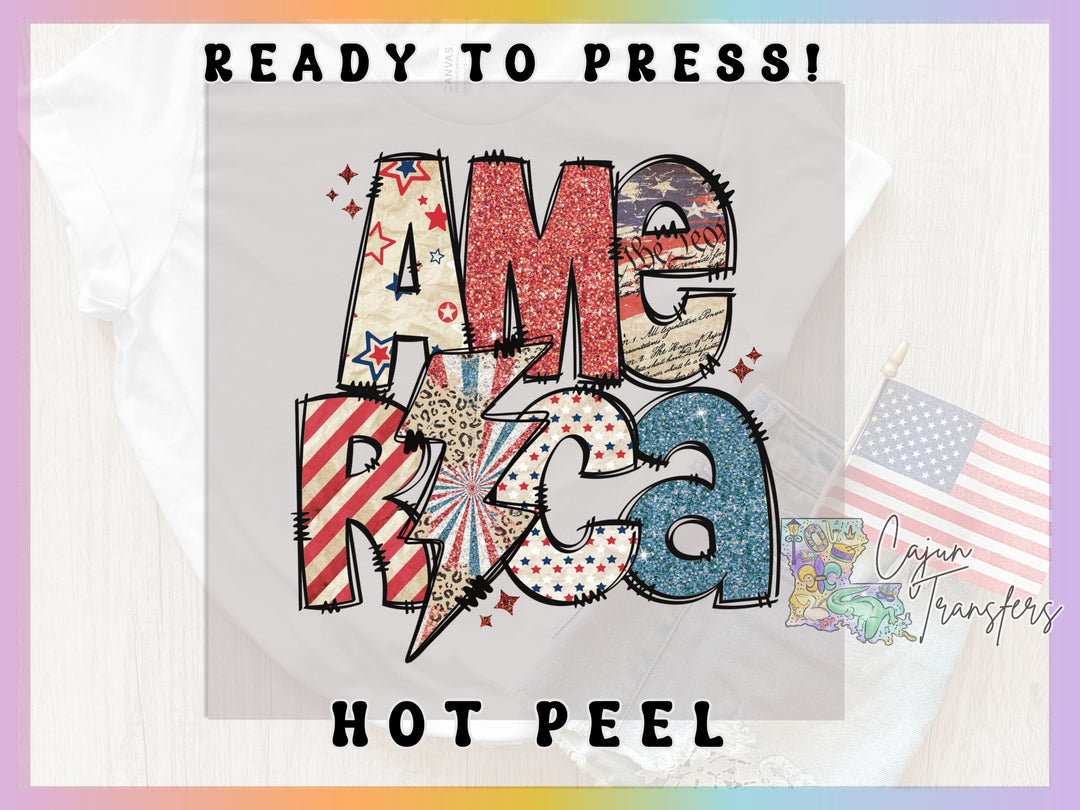 a t - shirt with the words, ready to press, and an american flag