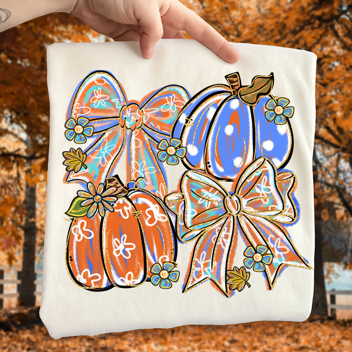 Pumpkin & Bow Collage