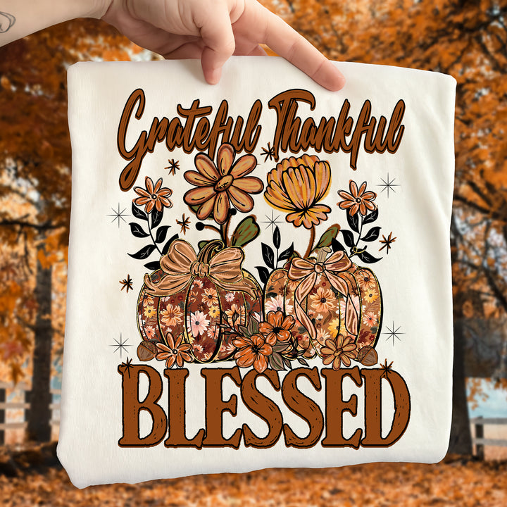 Grateful Thankful Blessed