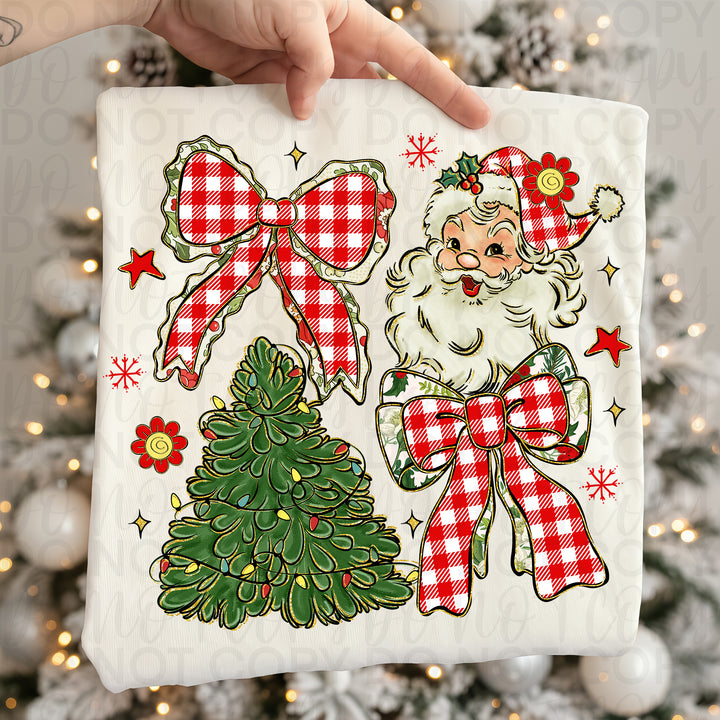 Santa & Bows Collage