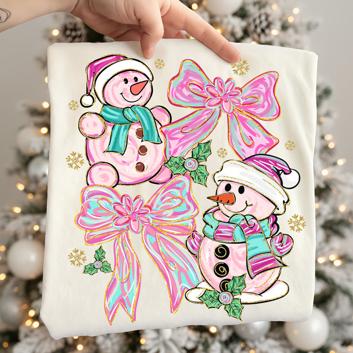 Snowman & Bows Collage