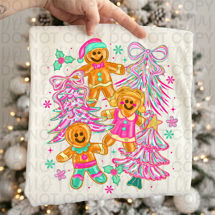 Gingerbread & Tree Collage