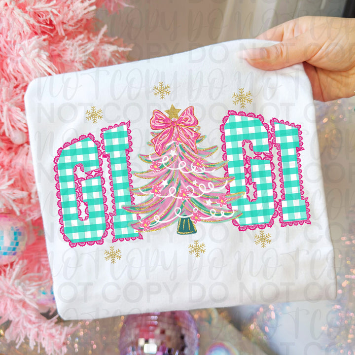 Faux Lace Christmas Gigi