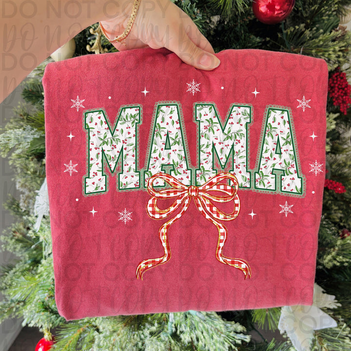 Mama Mistletoe Bow