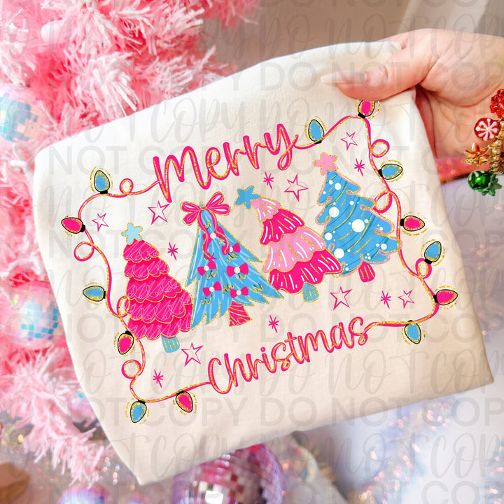 Merry Christmas Pink
