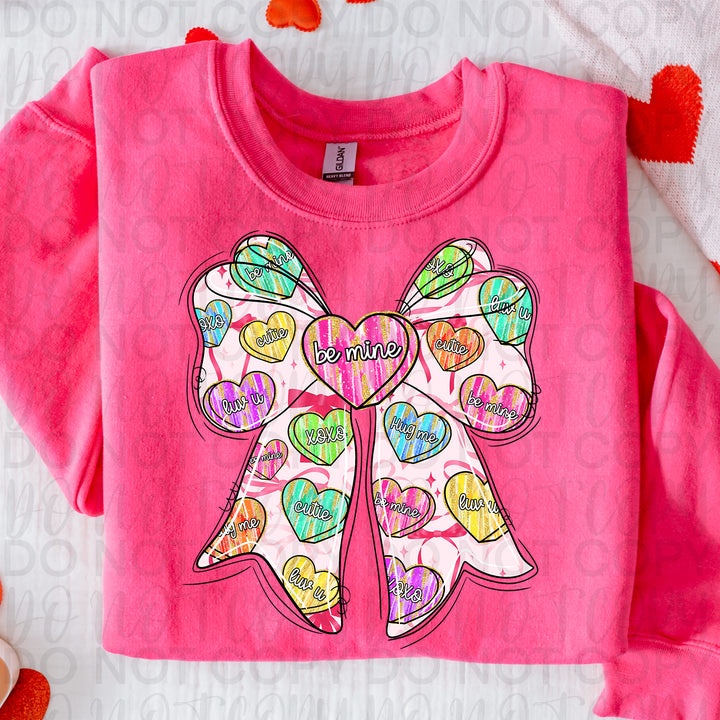 Candy Hearts Bow