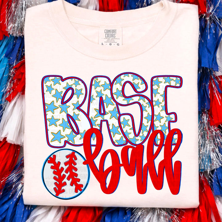Baseball - Light Blue