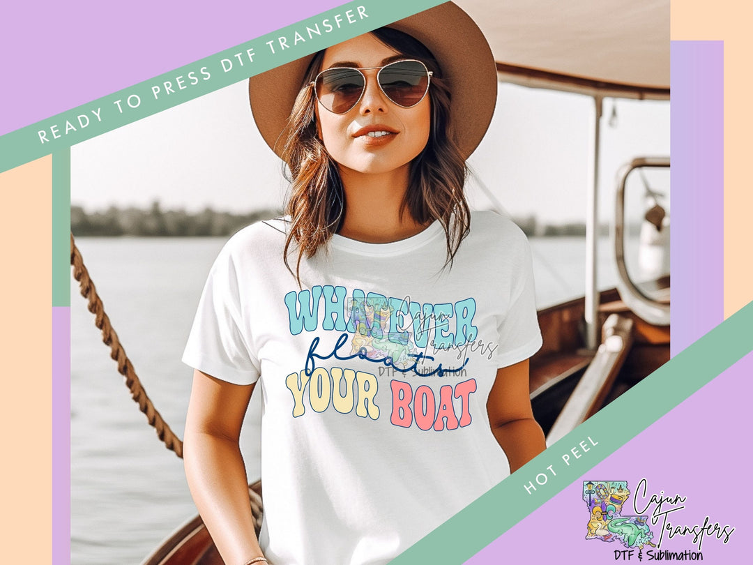 a woman wearing a hat and sunglasses on a boat