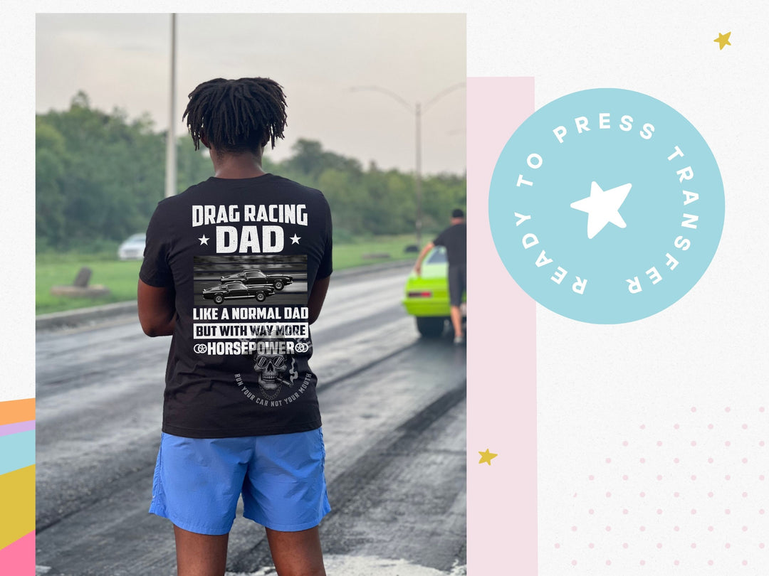 a person standing on a road with a car in the background