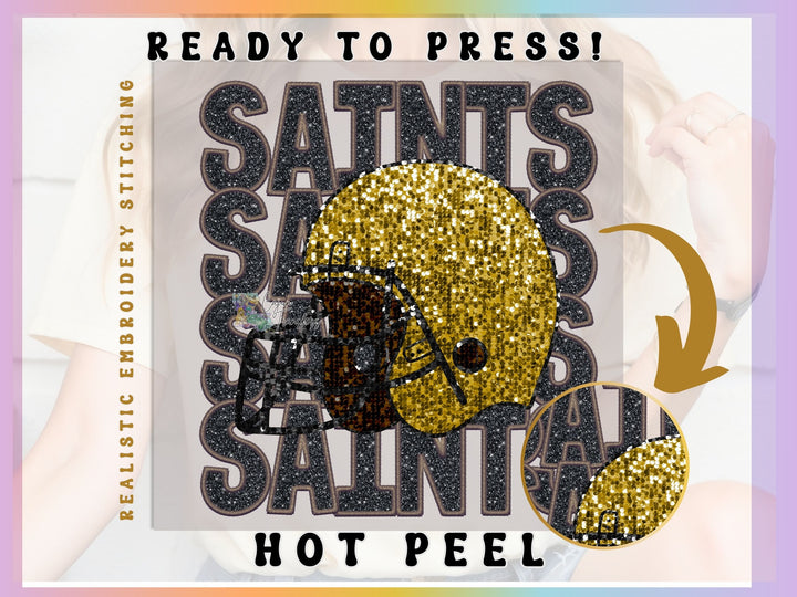 a picture of a football helmet with the words ready to press