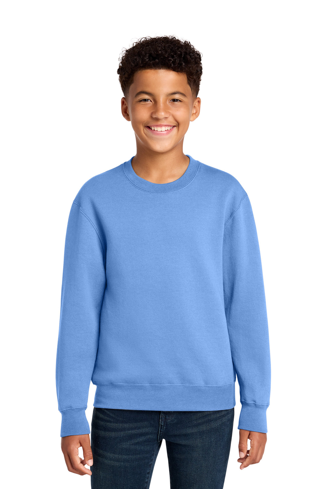 Pork & Co Youth Crewneck Sweatshirt -Carolina Blue