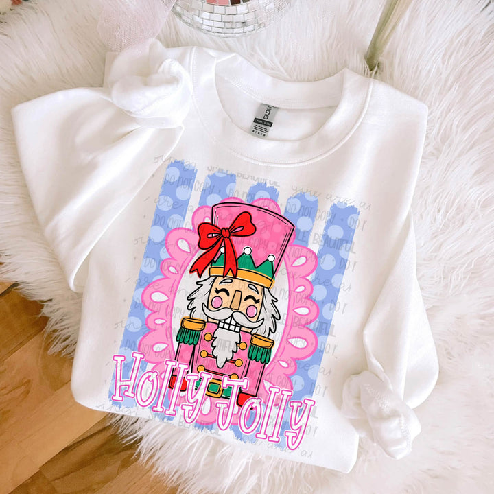 Holly Jolly Nutcracker - Blue