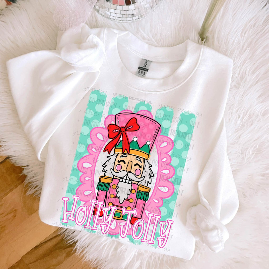 Holly Jolly Nutcracker - Teal