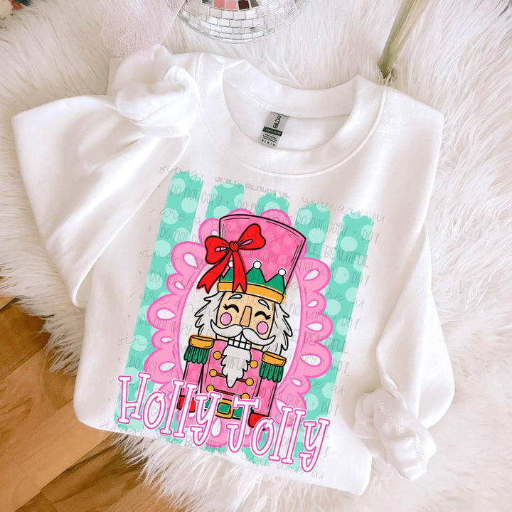 Holly Jolly Nutcracker - Teal