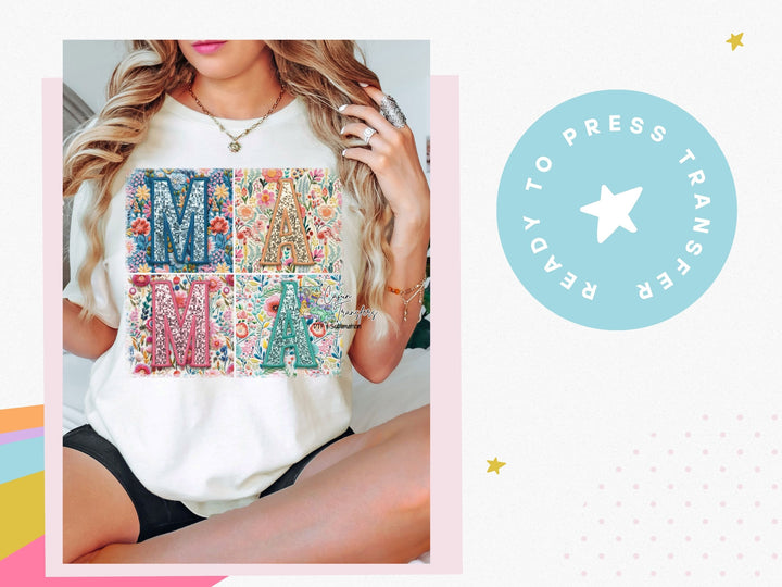 a woman wearing a t - shirt with letters on it