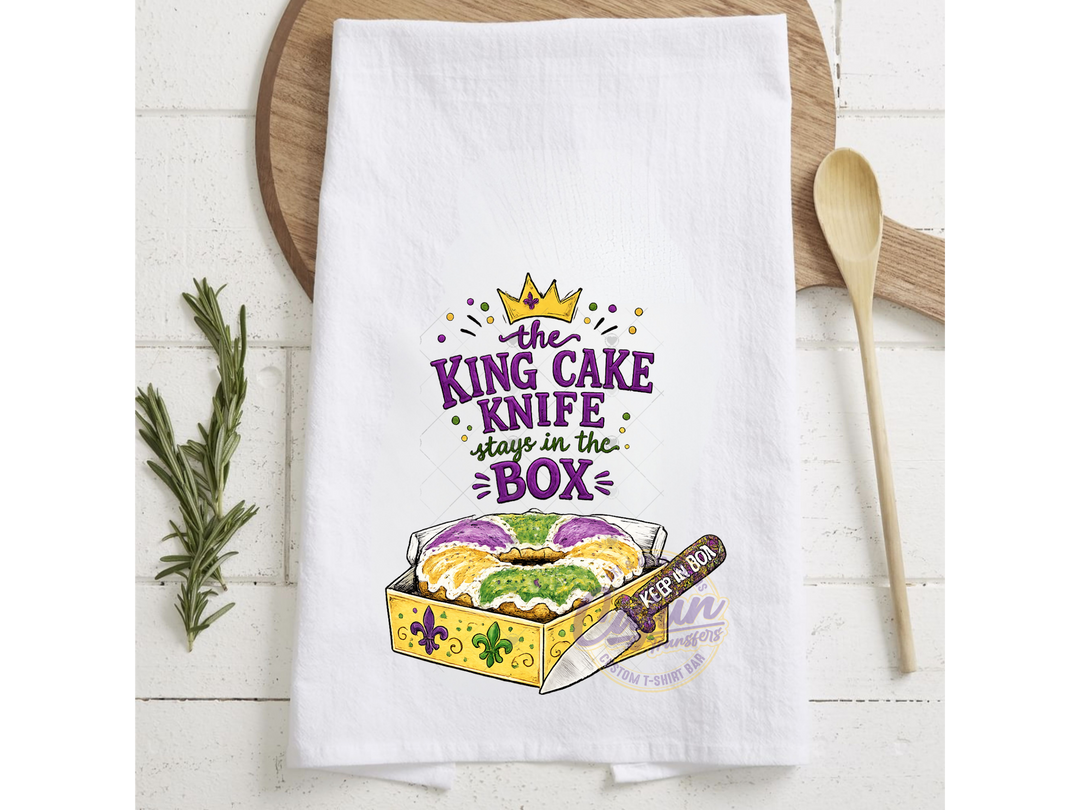 King Cake Knife Hand Towel
