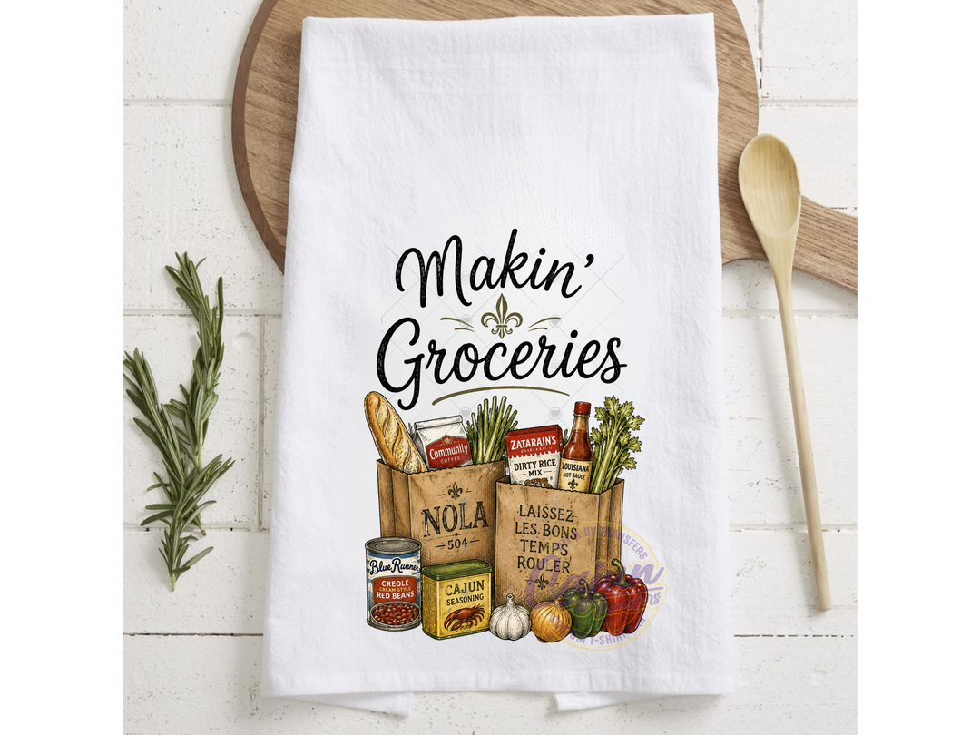 Makin' Groceries Hand Towel