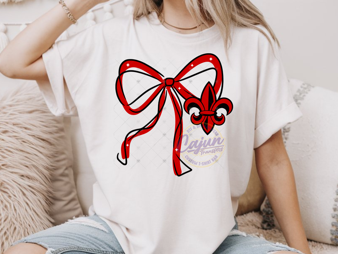 Red & Black Bow