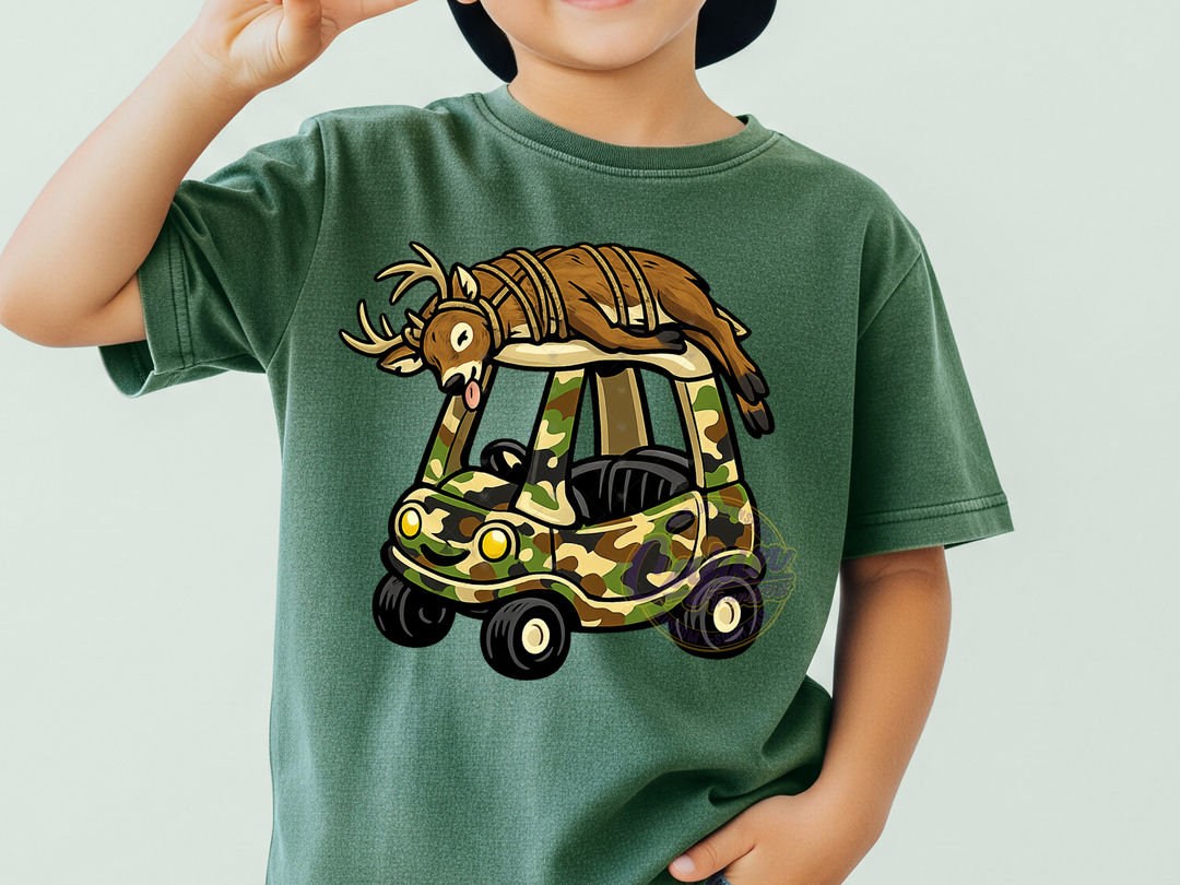Camo Car & Deer