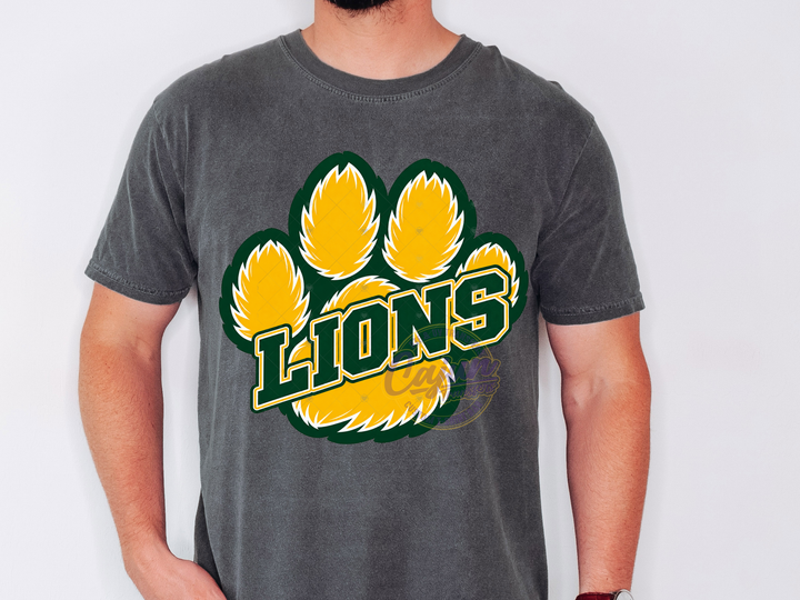Lions Paw Print