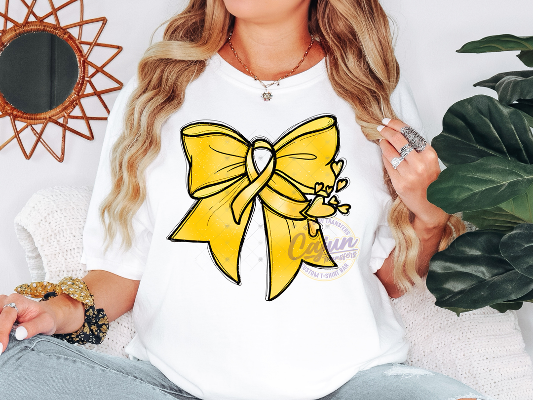 Childhood Cancer Bow
