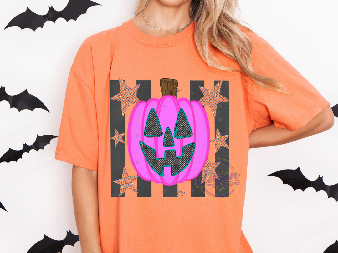 Striped Pumpkin - Purple