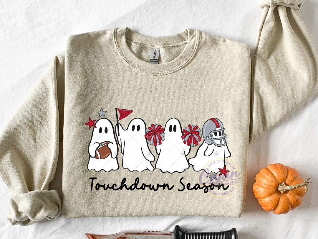Football Ghost - Maroon & Grey