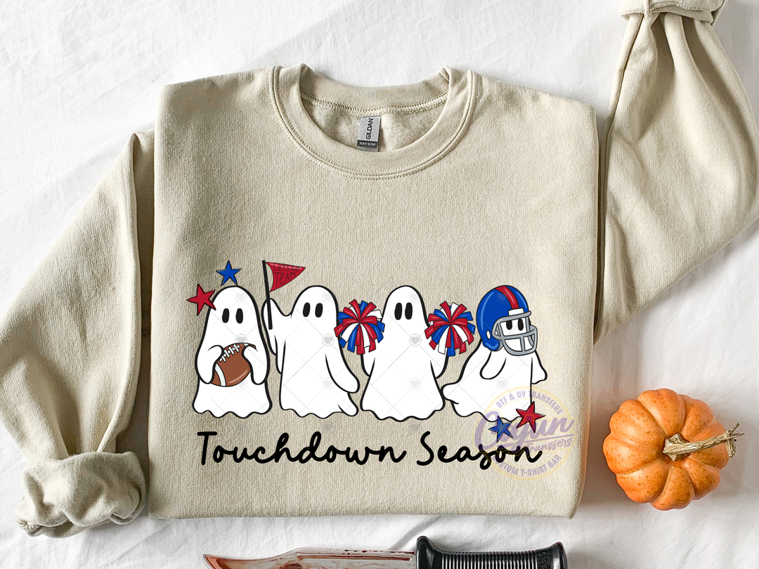 Football Ghost - Red & Royal Blue